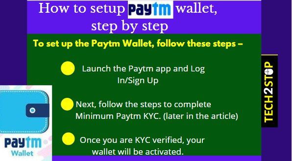 How to setup Paytm Wallet, step by step