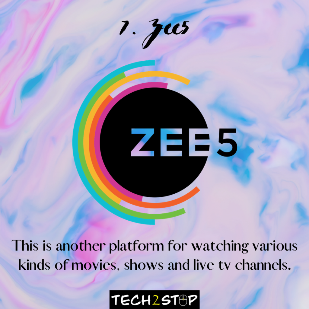 Zee5, Best OTT Apps