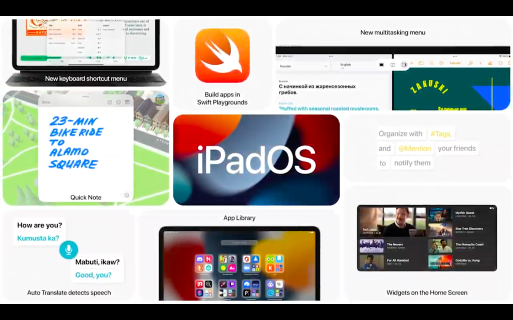 iPad OS 15 announced in WWDC 2021