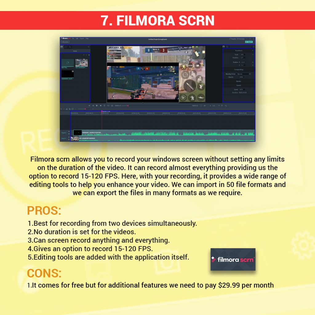 Best Screen Recorders for your PC | Filmora SCRn