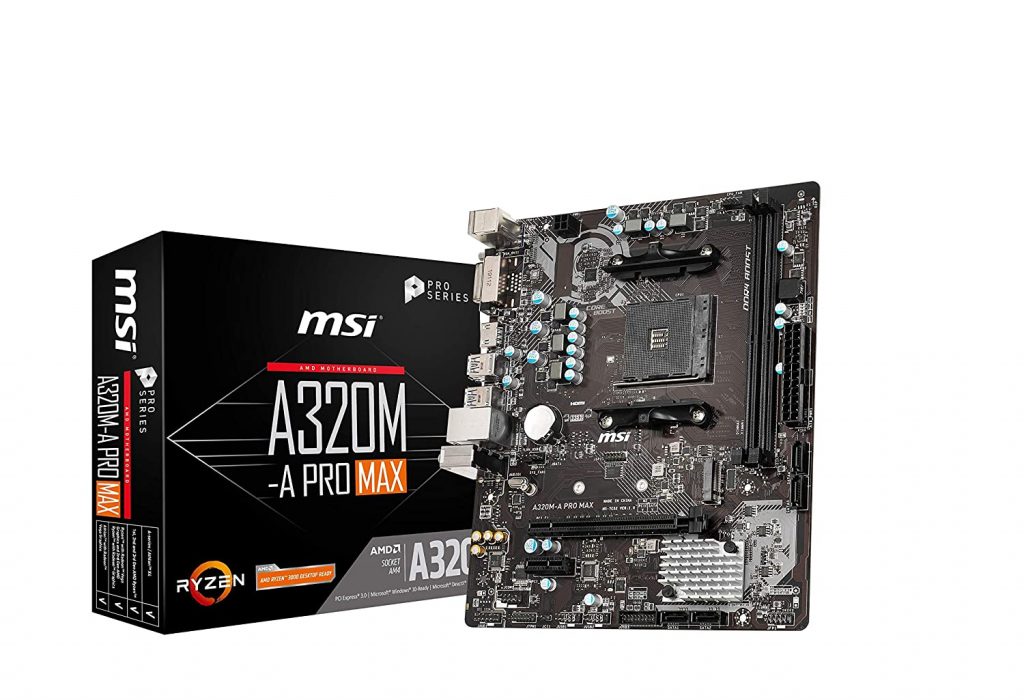 MSI A320M-PRO MAX AM4 Motherboard | Best Gaming PC Build Under Rs. 30000