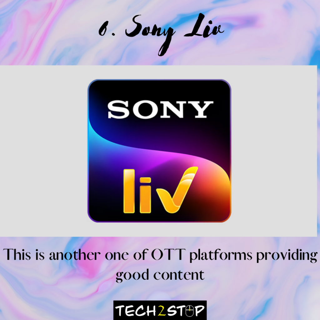 Sony Liv, Best OTT Apps