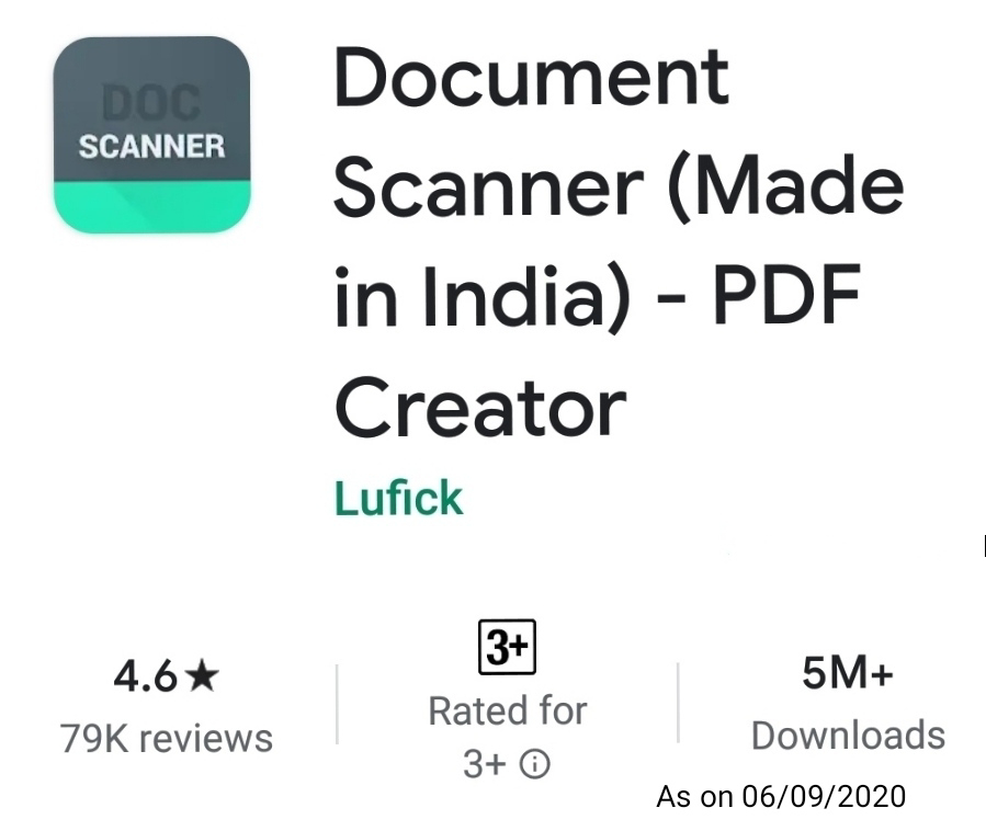 Document Scanner - (Made in India)