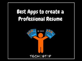 Best Apps to create a Professional Resume