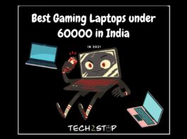 Best Gaming laptops under 60000 in India