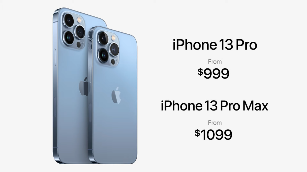 iPhone 13 Pro, 13 Pro Max Price and Availability 